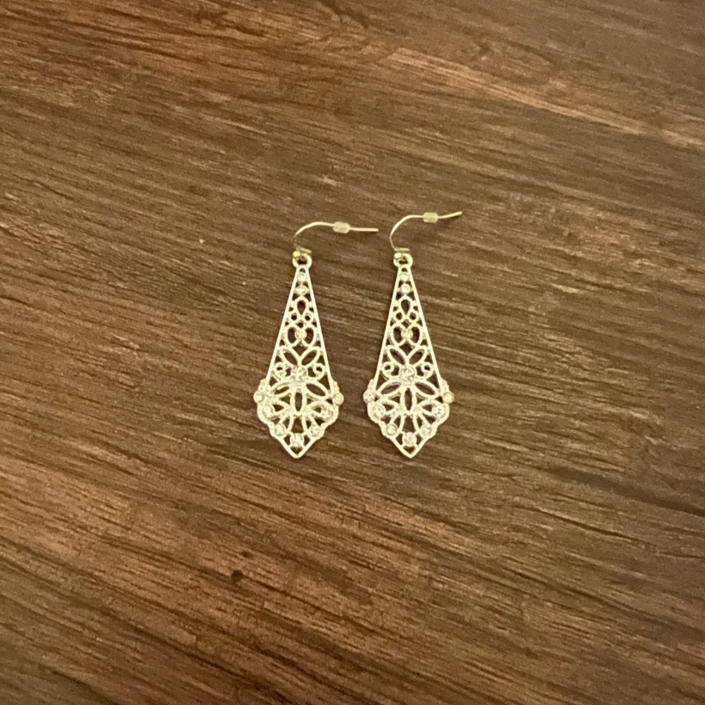 Silver Dangly Earrings